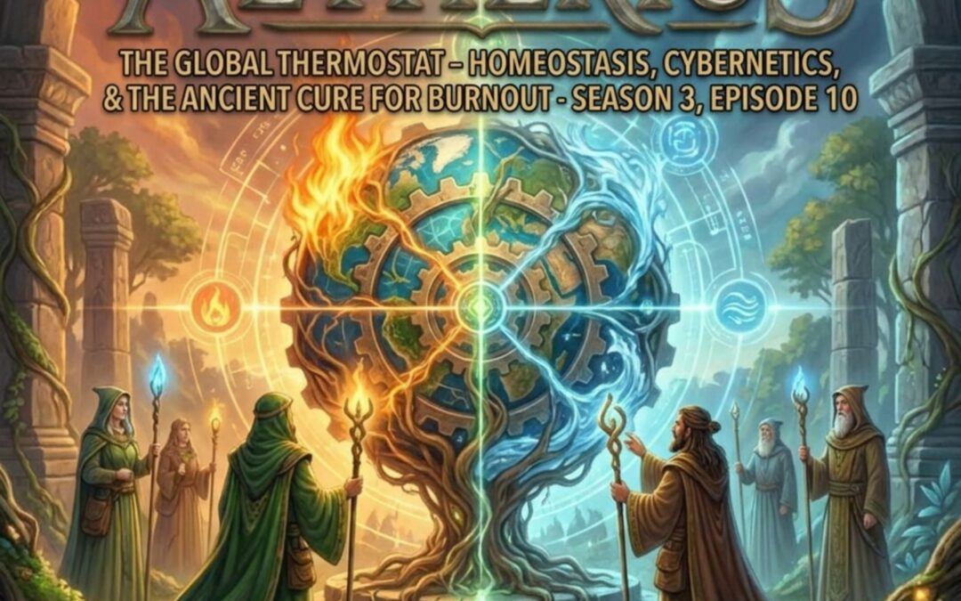 S3E10: The Global Thermostat – Homeostasis, Cybernetics, & The Ancient Cure for Burnout